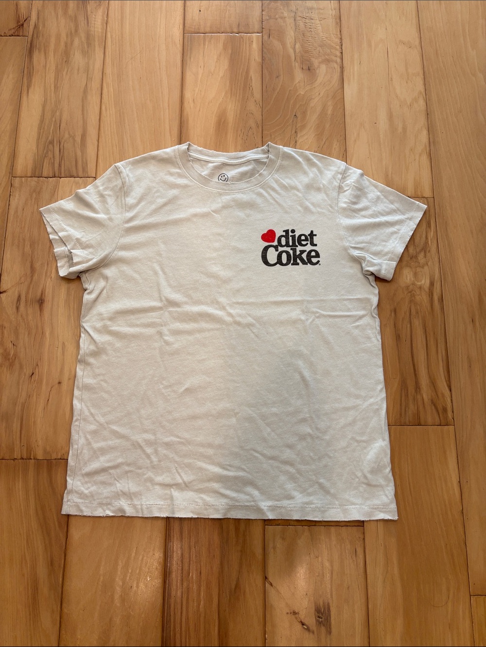 Junk Food Diet Coke White Logo Crewneck T-Shirt